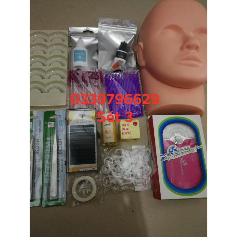 sét đủ đồ học và làm nối mi chuyên nghiệp