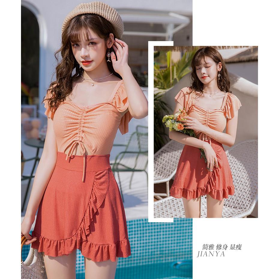 Đồ Bơi Nữ Kín Đáo - Bikini Áo Tắm 1 Mảnh Dạng Váy