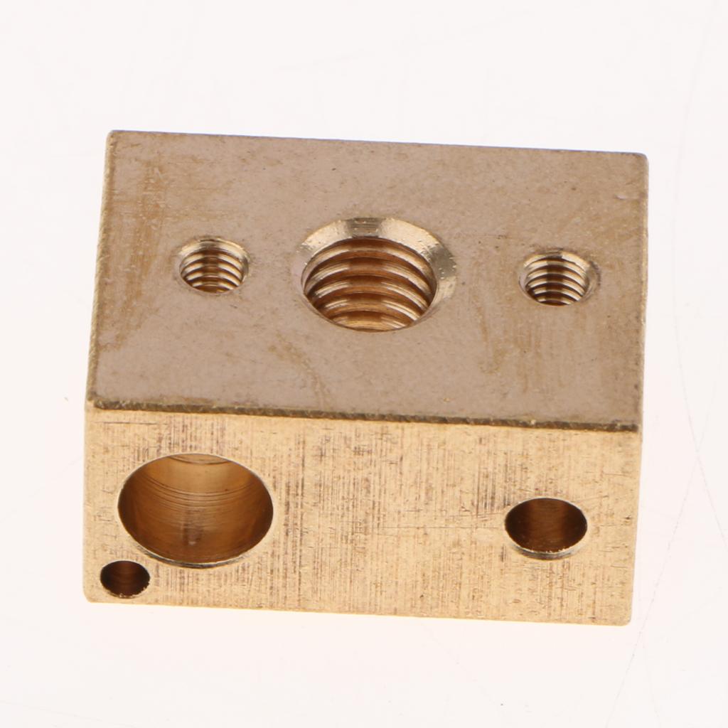 Sunnimix Đồng V6 Nóng Chặn Cho 3D Máy In Phần Giàn Phơi Hotend Nhiệt Khối 2 Chiếc