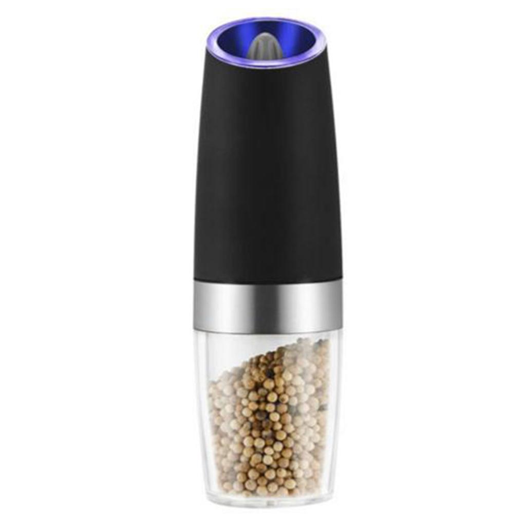 Electric Gravity Pepper Grinder Pepper Mill Salt Mill Black