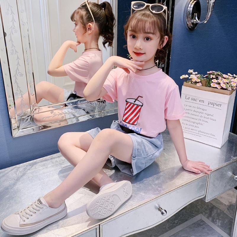 BV54 Size110-160 (12-40kg) Bộ sơ mi cho bé gái, kiểu dáng Hàn Quốc Thời trang trẻ Em hàng quảng châu