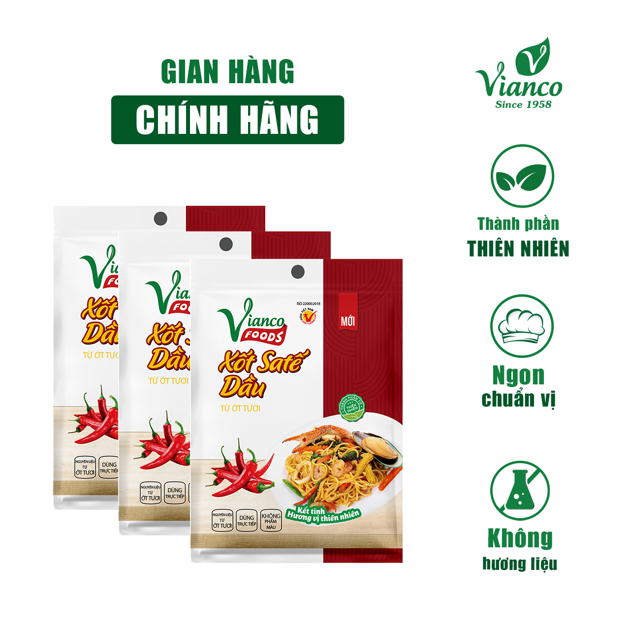 Xốt Satế Dầu ViancoFoods Việt Ấn
