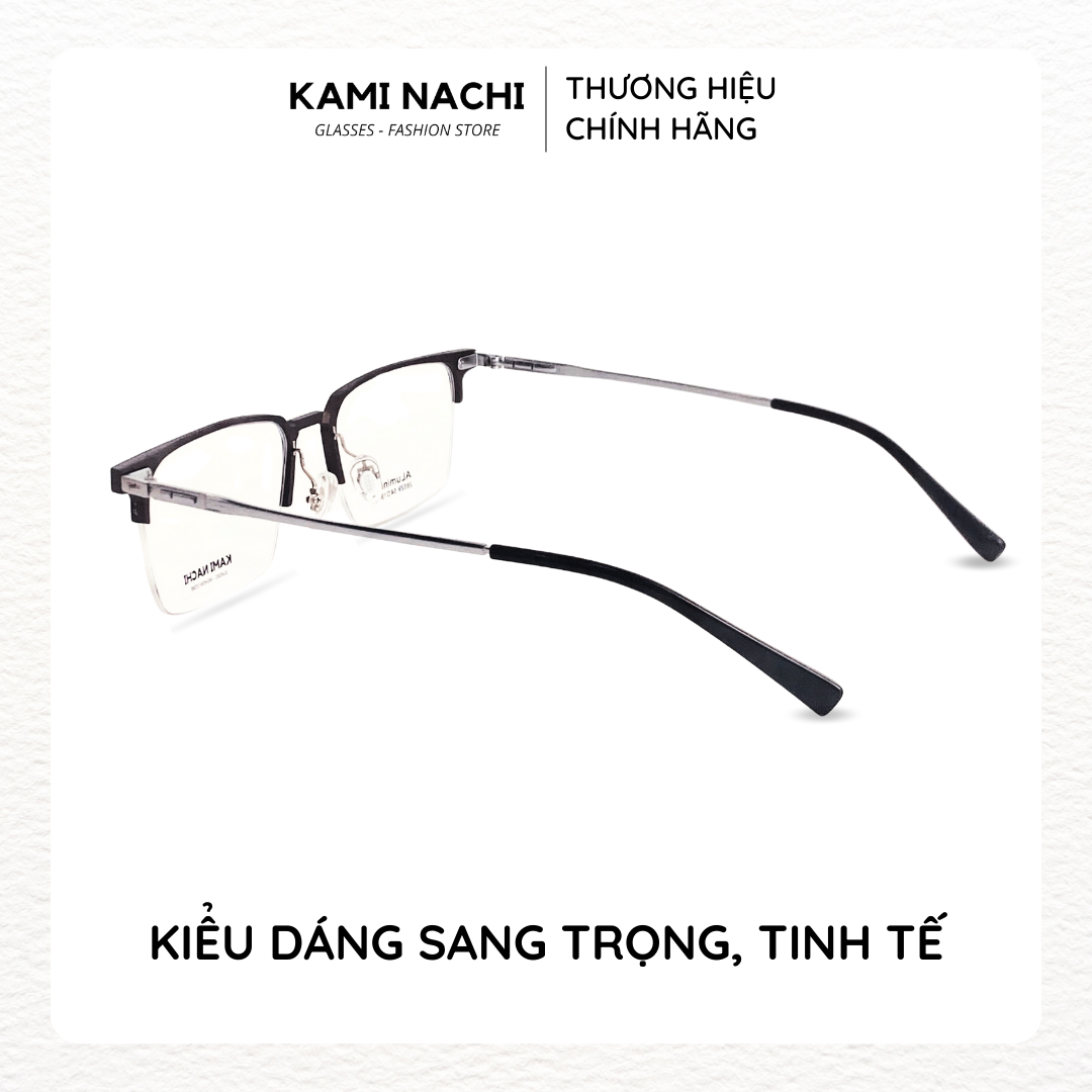 Gọng kính The Business Man phiên bản Super Alpha chất liệu Aluminum KAMI NACHI mã 28529