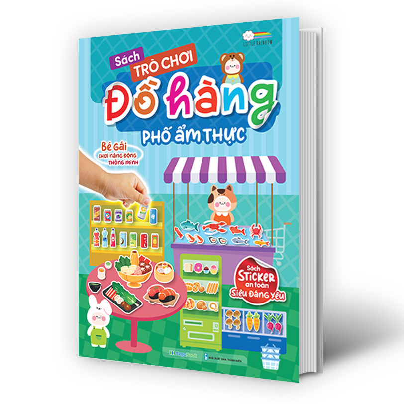 Combo 5 cuốn Sách Trò chơi Đồ hàng cho bé gái (Hơn 1000 Stickers)