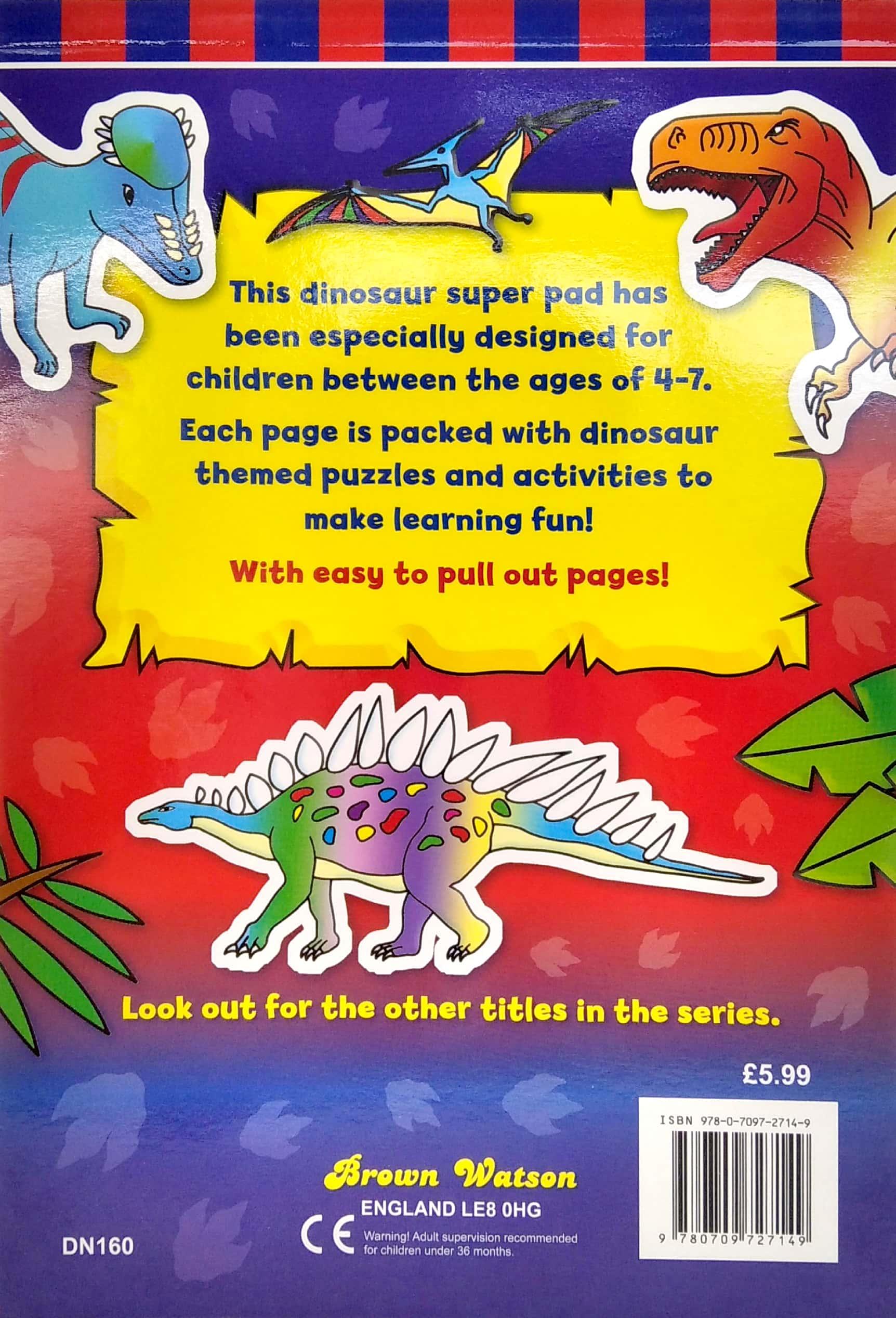 Dinosaur Super Pad: Age 4-7 Years