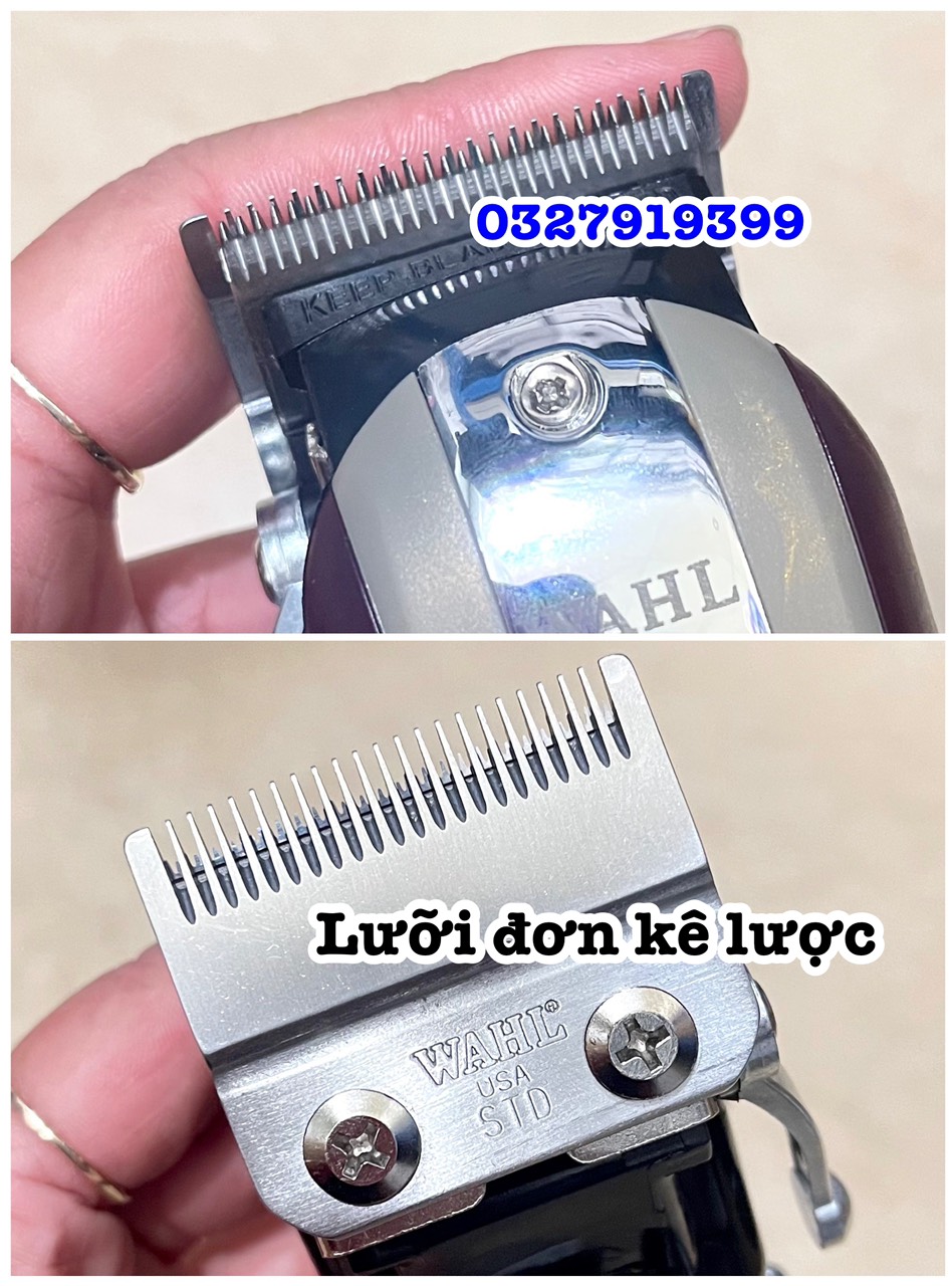 Tông đơ cắt tóc cao cấp WAHL Legend lưỡi kép - 8 cữ