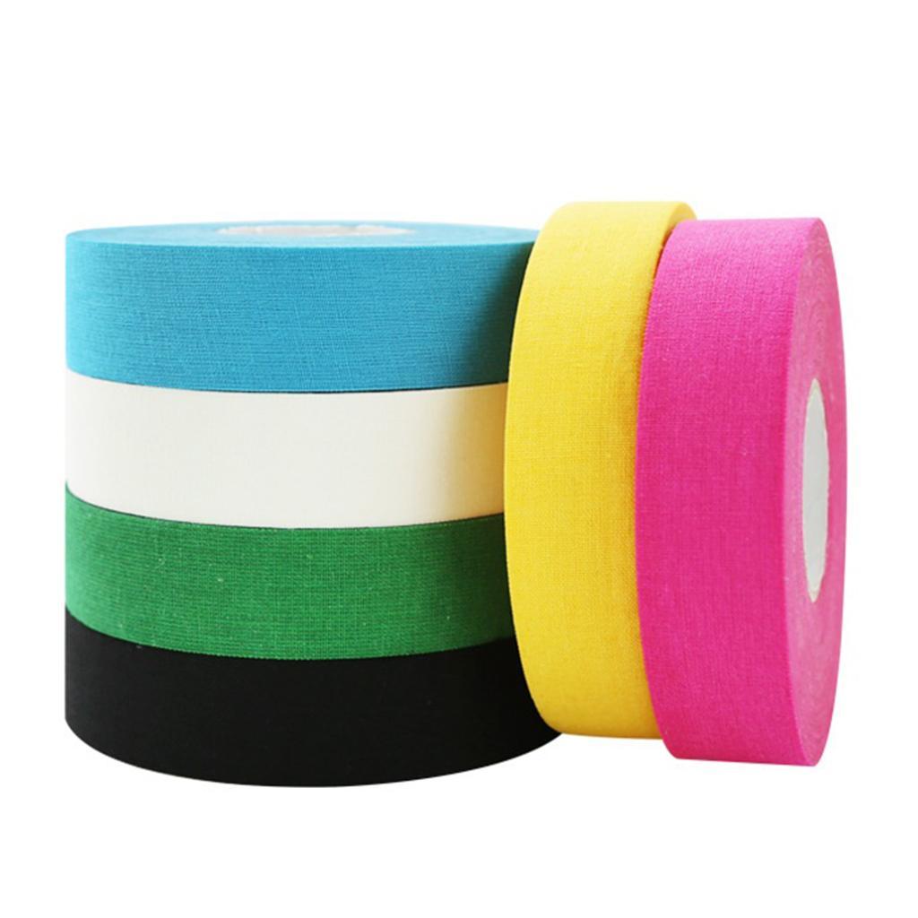 Roll Adhesive Ice Hockey Tape Cotton Cloth Stick Handle White