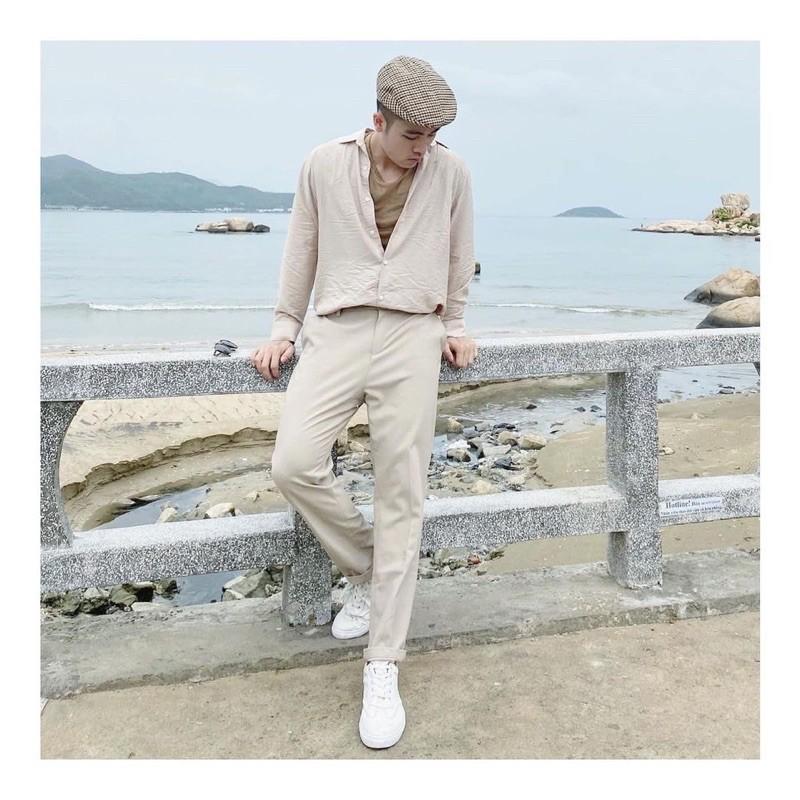 Sơmi Thô / Set Đũi lụa RAGLAN COTTON SHIRT / SILK LINEN SET - Có bán lẻ áo, quần