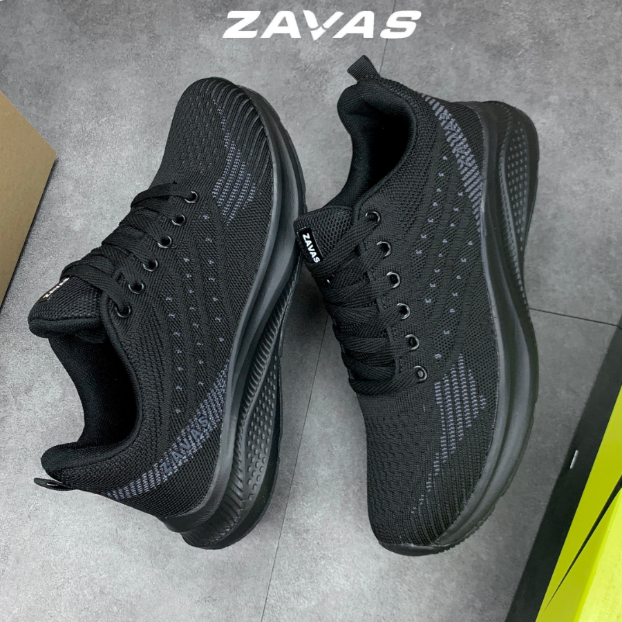 Giày thể thao nam ZAVAS phong cách sneaker êm nhẹ, công nghệ ép nhiệt lưới flynit thoáng khí - Z70