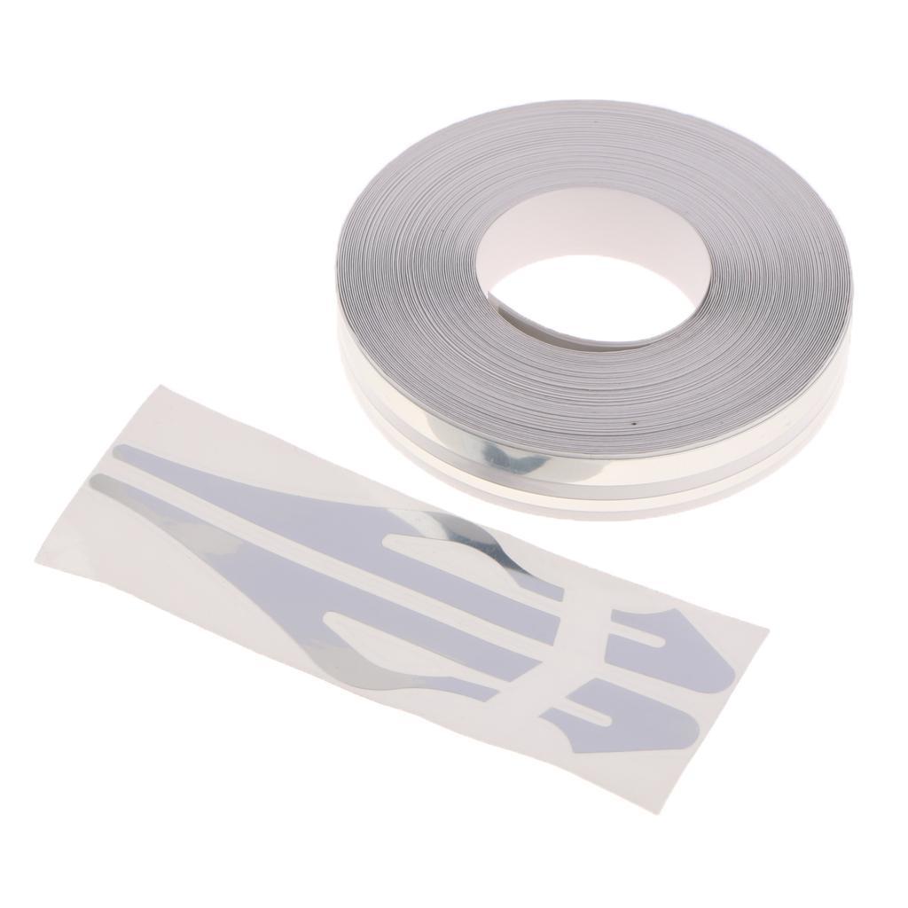 2 Pieces Brooches Stripe Tape Vinyl Decal Car Stickers Steamline Dual Line