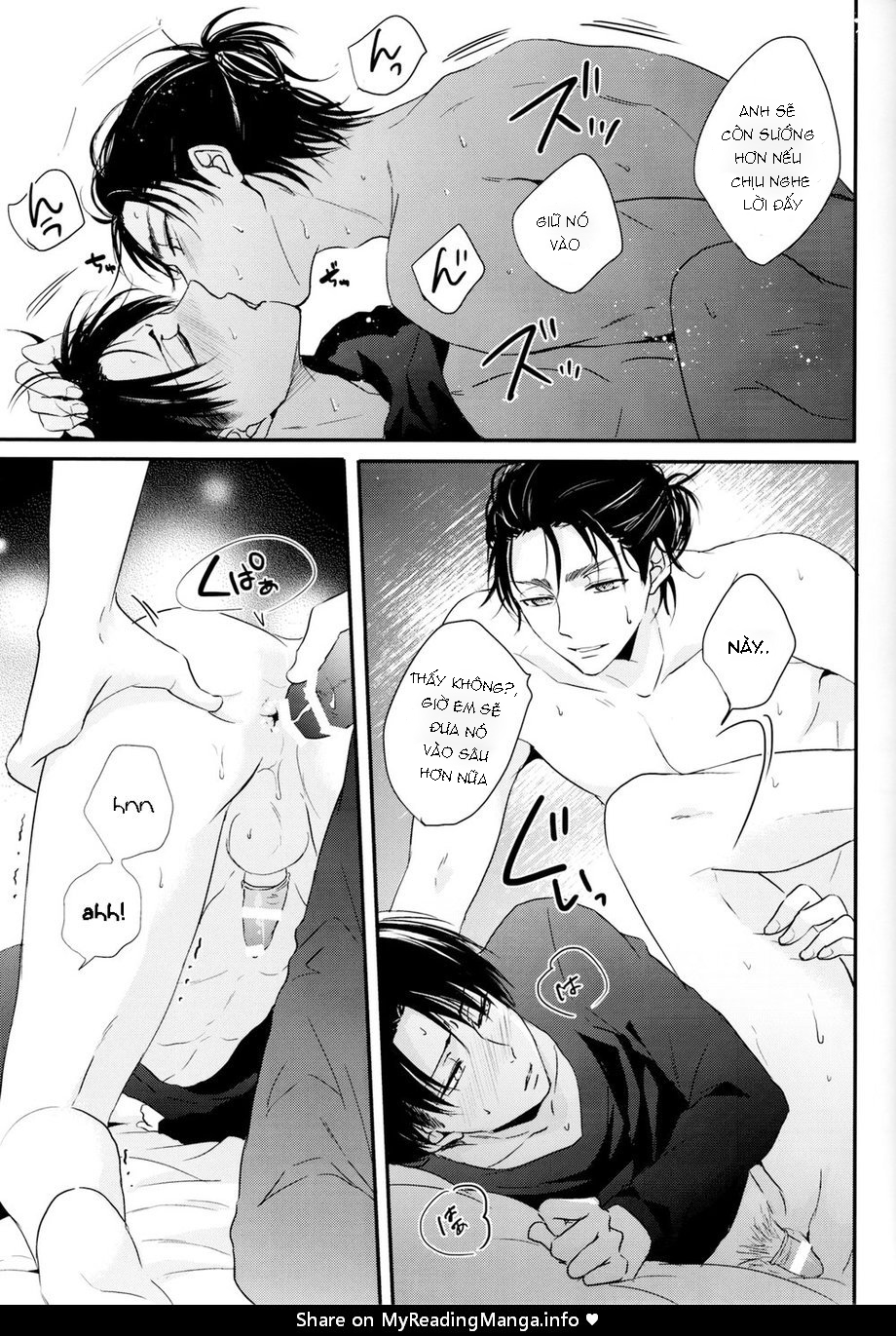 [18+ bl] attack on titan! eren x levi!!! chapter 1 24