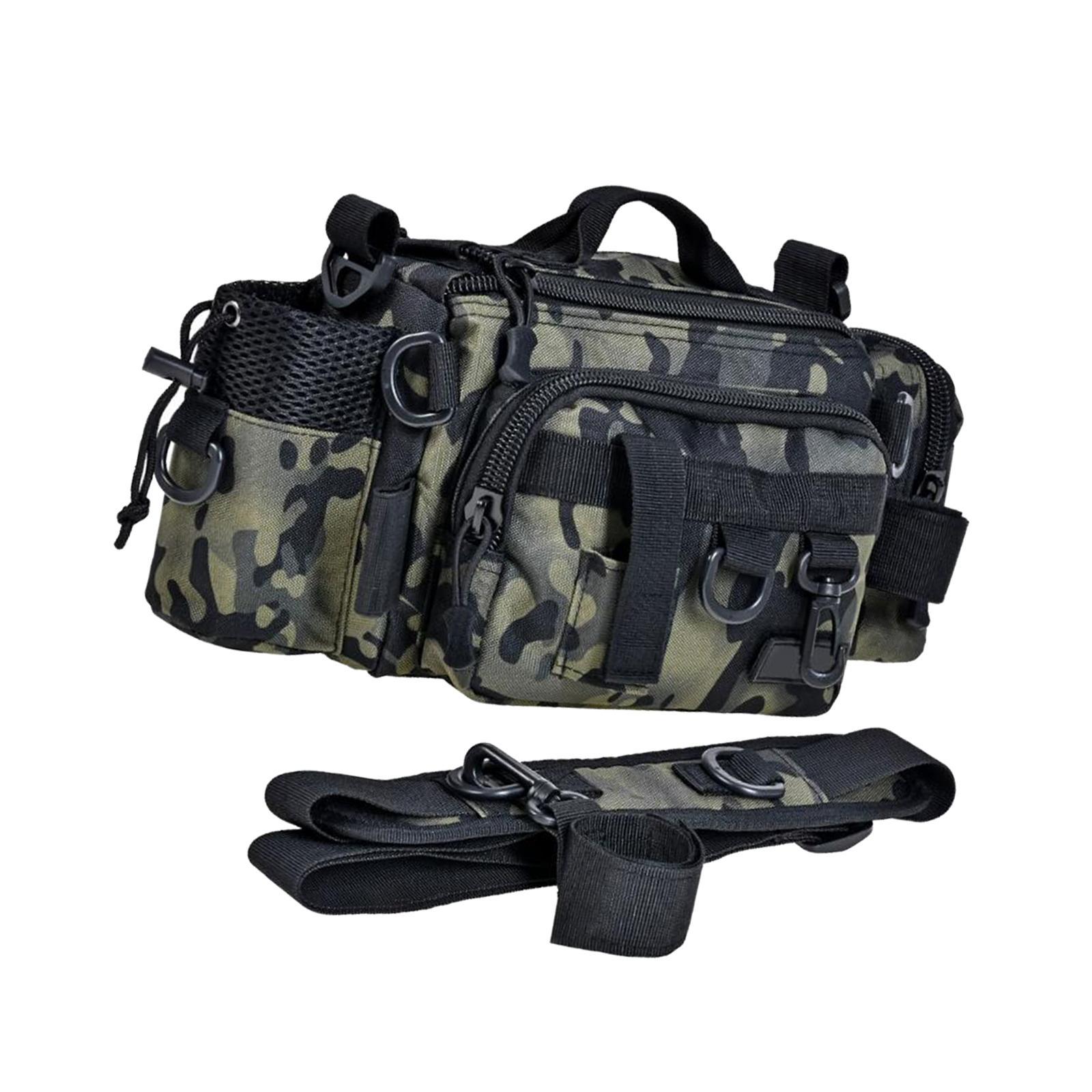 Fishing Waist Pack Fanny Hip Bag Storage Multifunctional Green