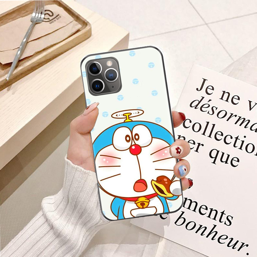Ốp lưng điện thoại Iphone 11 Pro viền silicon dẻo TPU  hình Doremon Dễ Thương - Hàng chính hãng