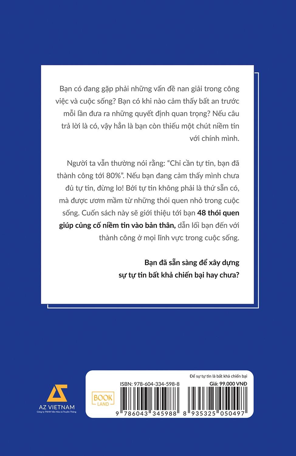 Để Sự Tự Tin Là Bất Khả Chiến Bại