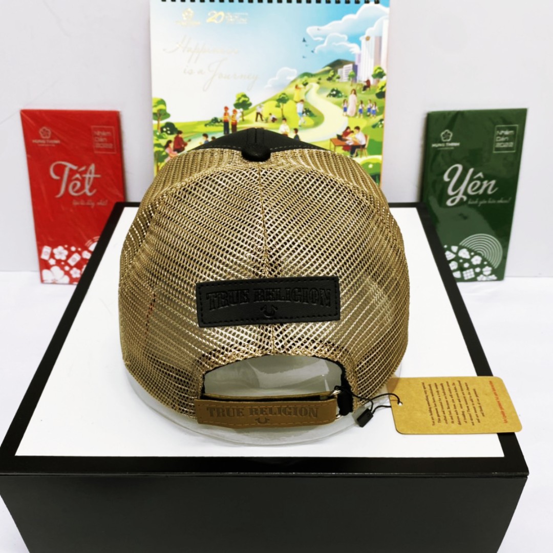 Nón Kết Ông Địa True Tài Lộc Phối Lưới Thoáng Mát .