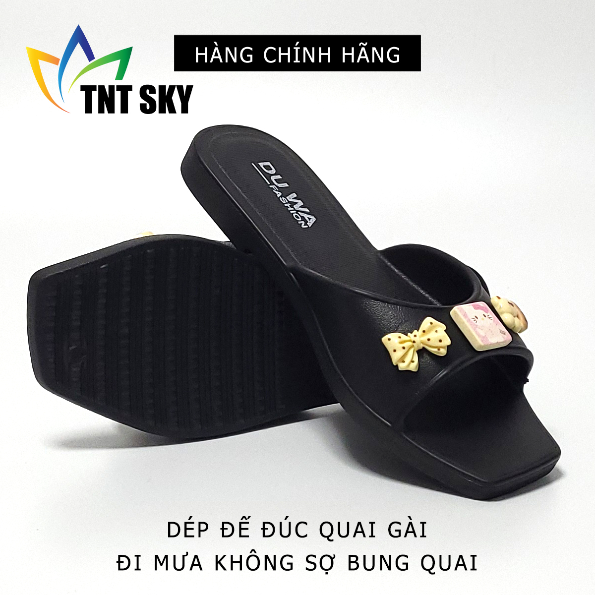 Dép Nữ Quai Ngang Siêu Nhẹ - Hàng Chính Hãng - TK371