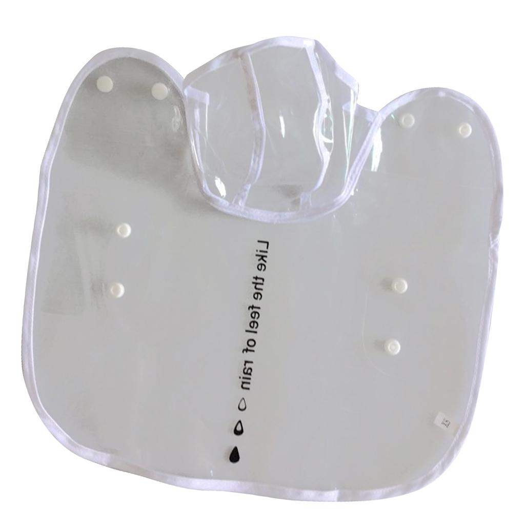 Pet Dog Rain Coat Poncho Rainwear Waterproof Jacket Hooded Hoodie Outdoor Wear, Clear