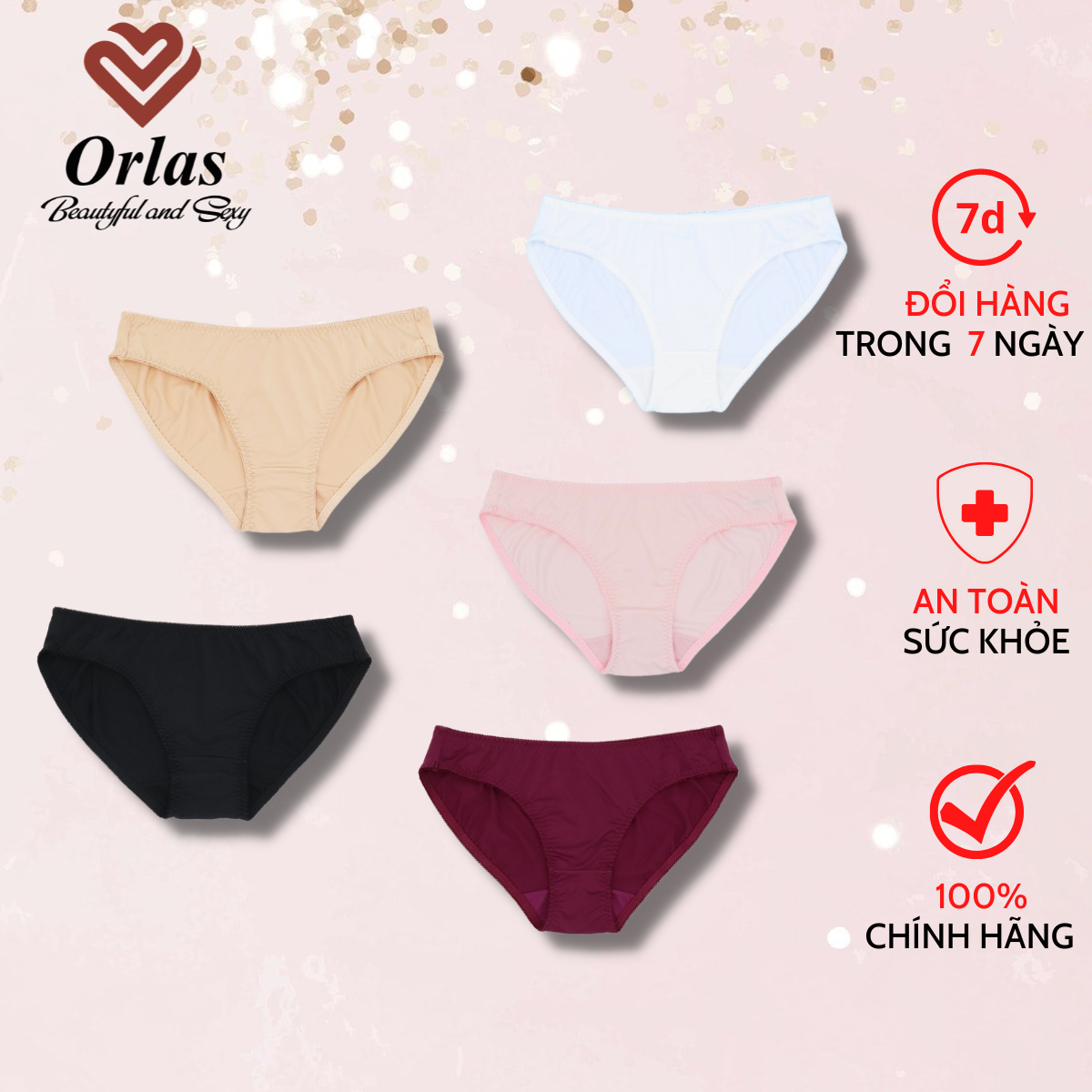 Combo 5 quần lót nữ thun lạnh Lana 07