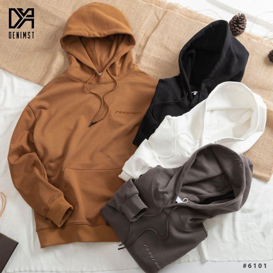 Áo hoodie nam nỉ da cá RESER DNS 6101