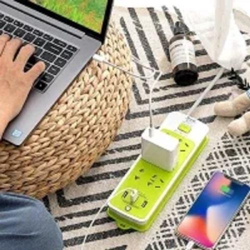 Ổ Cắm Điện Đa Năng 6 Lỗ Và 3 Cổng Sạc USB