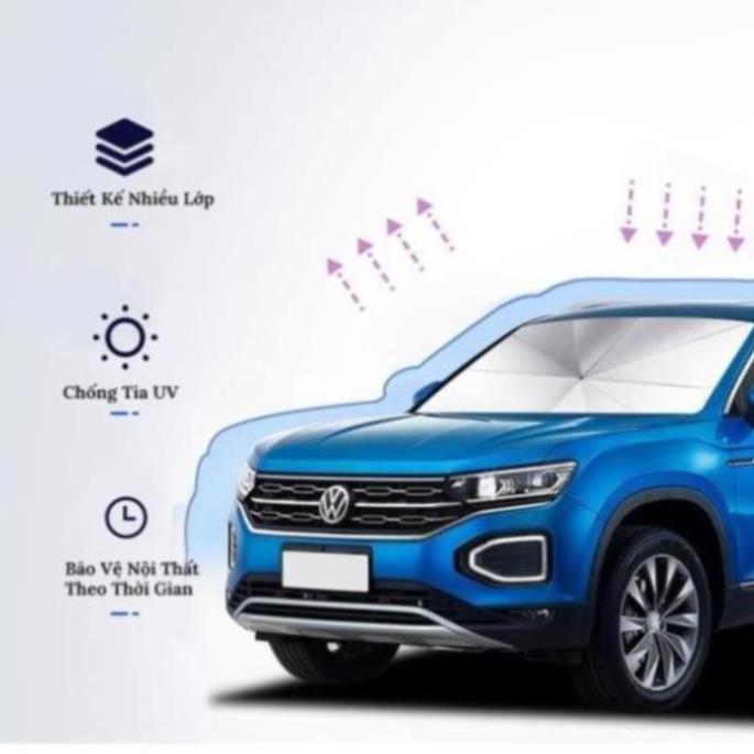 Dù Che Nắng Kính Lái Ô Tô, Ô Che Kính Lái Ô Tô Cao Cấp  - Chông Nắng, Tia UV Hiệu Qủa.