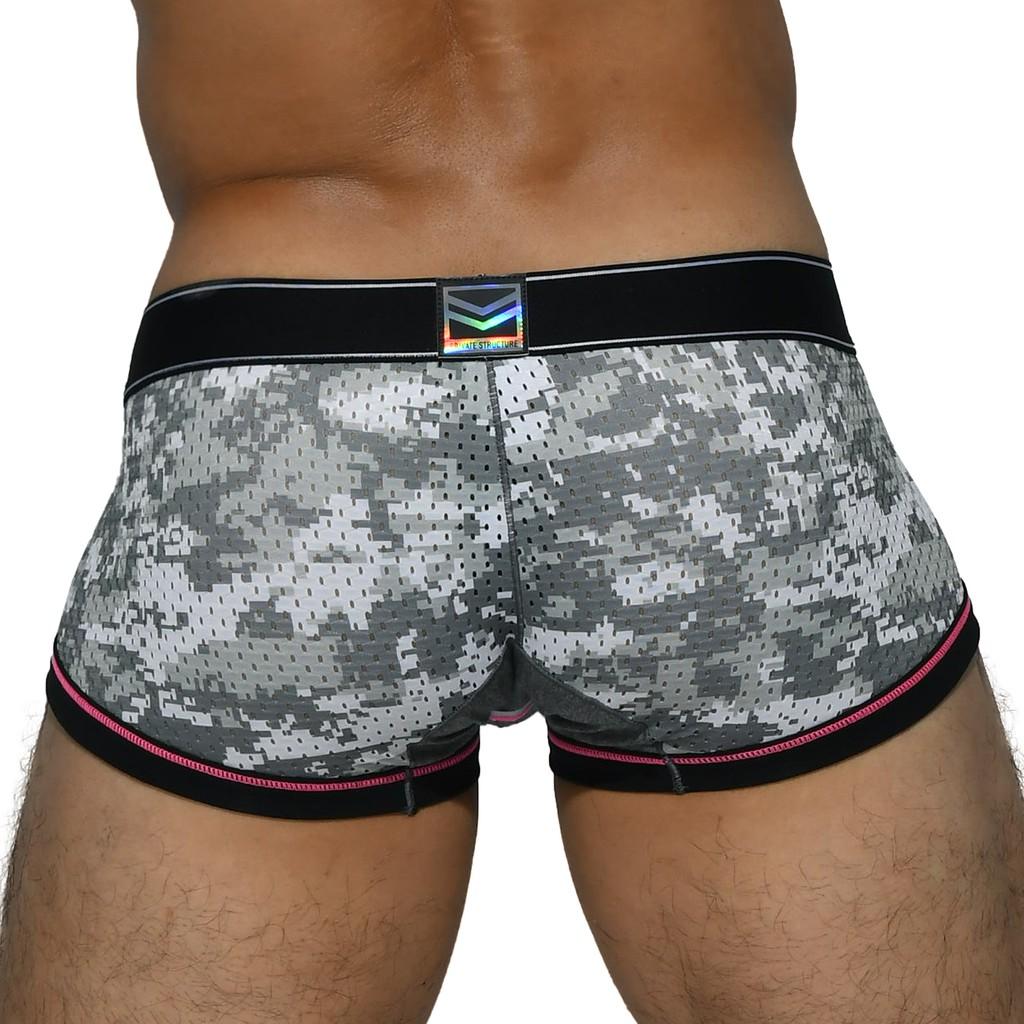 Quần lót nam cao cấp Private Structure họa tiết lính rằn ri Men's Underwear Military Trunk SMUY4021