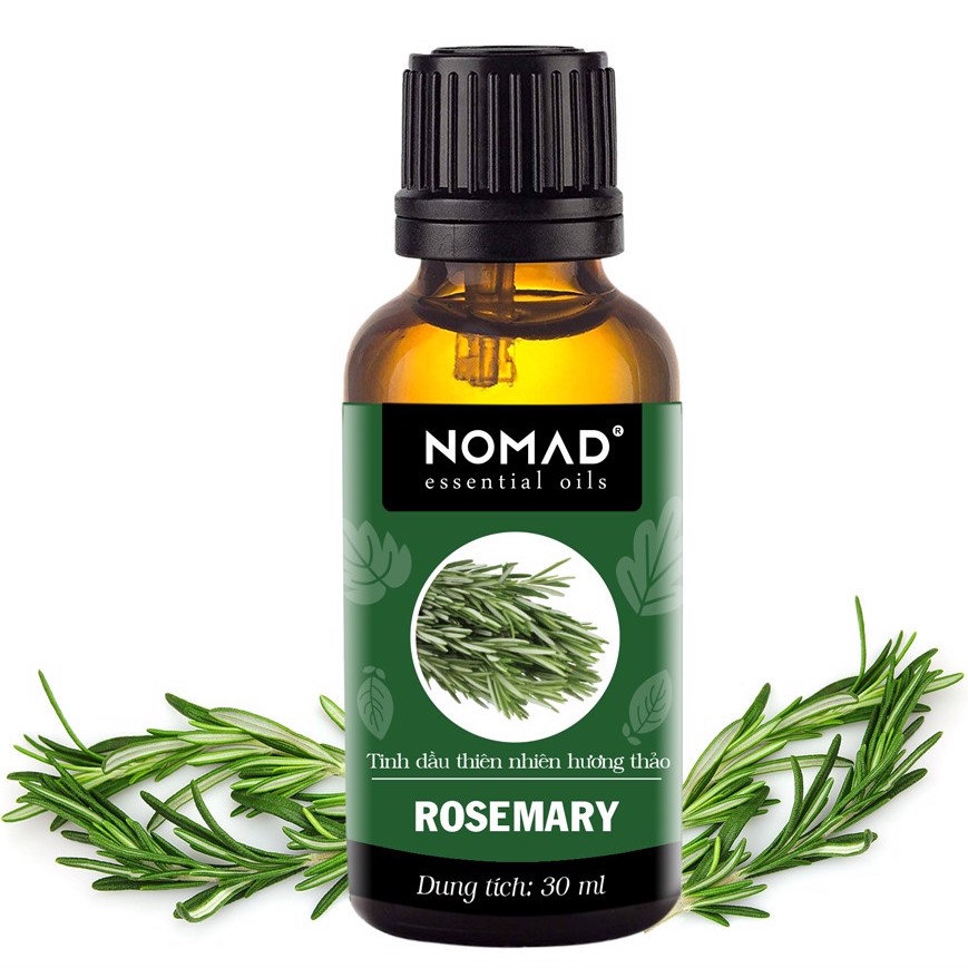 Tinh dầu Hương Thảo Nomad xông phòng, giúp dễ ngủ, đuổi muỗi, giải cảm, khử mùi - Rosemary