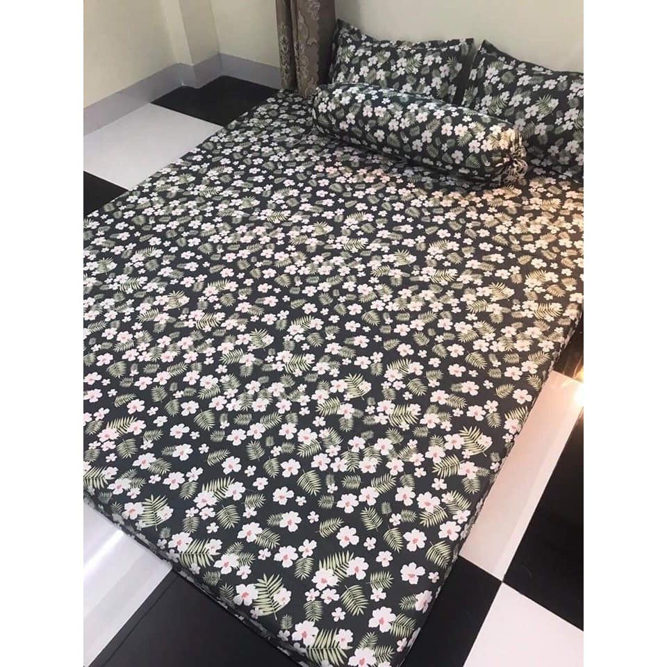 Sét Ga Chun & 2 Vỏ Gối Nằm Cotton Poly - TM027