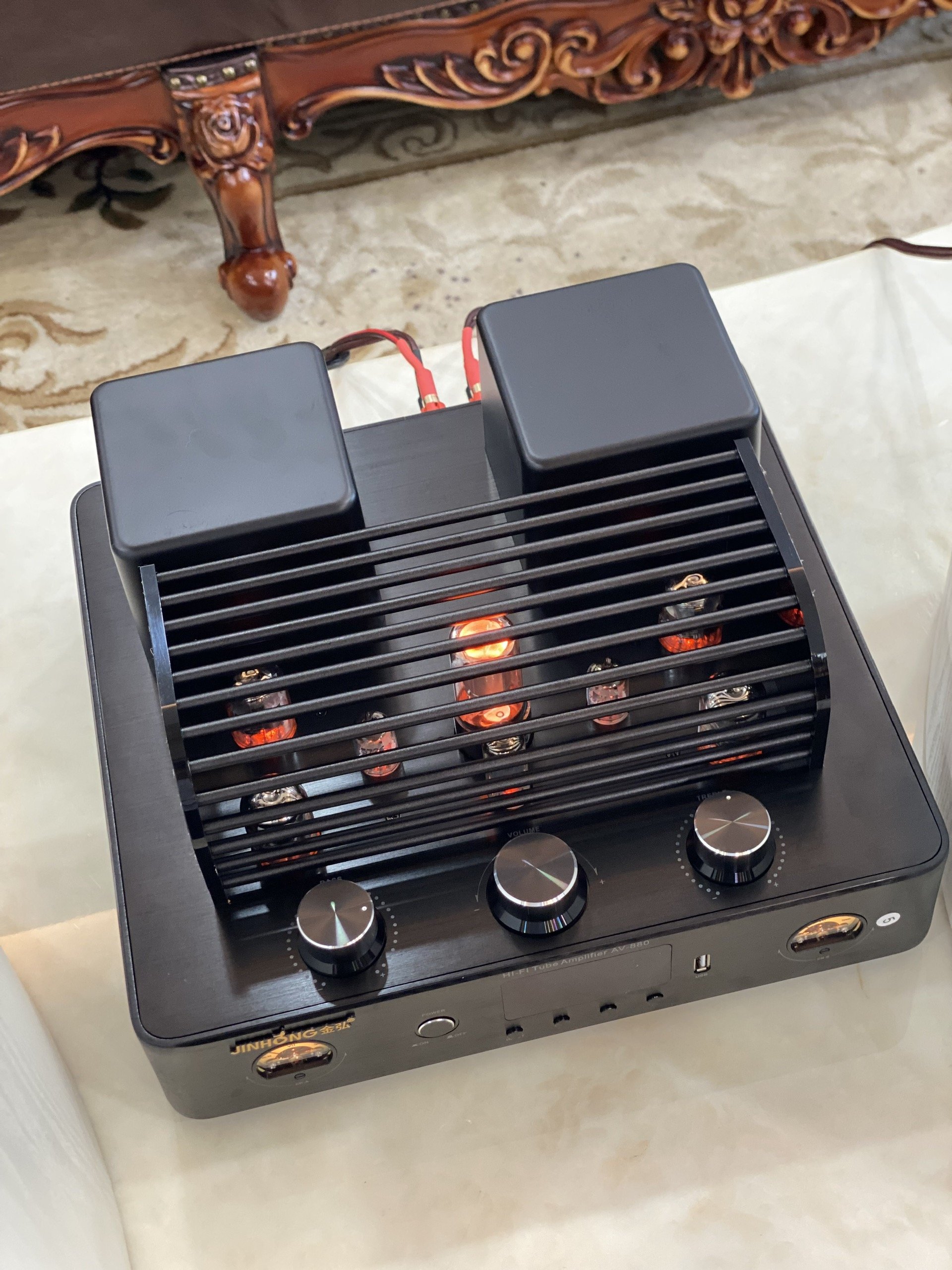 Dàn Amply Bóng Đèn AV880 Và Loa D28F Bass Đôi - Sự Kết Hợp Hoàn Hảo Cho Âm Thanh Chân Thực. HÀNG CHÍNH HÃNG