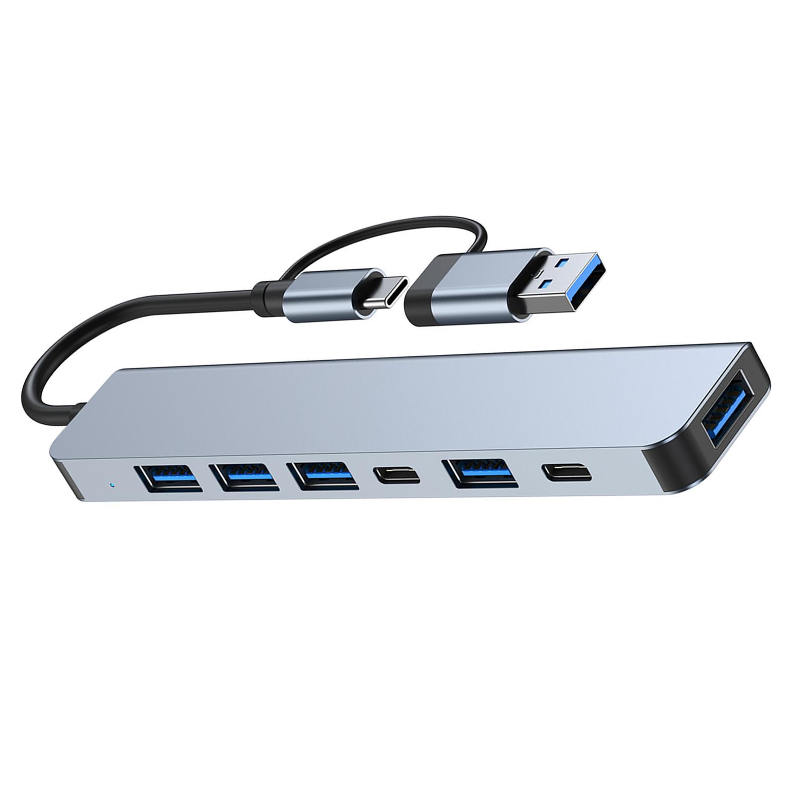 USB Hub 5Gbps Transfer Speed Office Docking Station for Computer