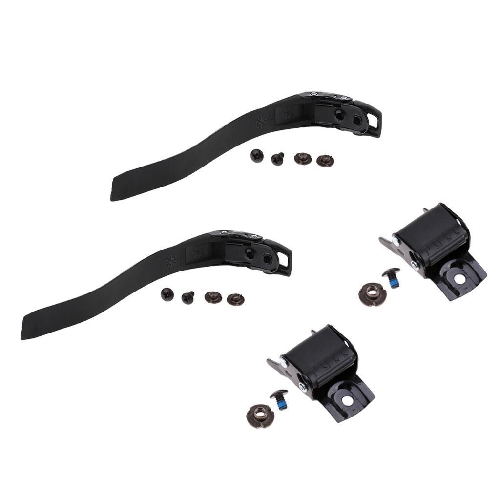 2 set Replacement Inline Roller Skate Shoes Energy Strap + Buckle high quality Roller Skate Parts accessories