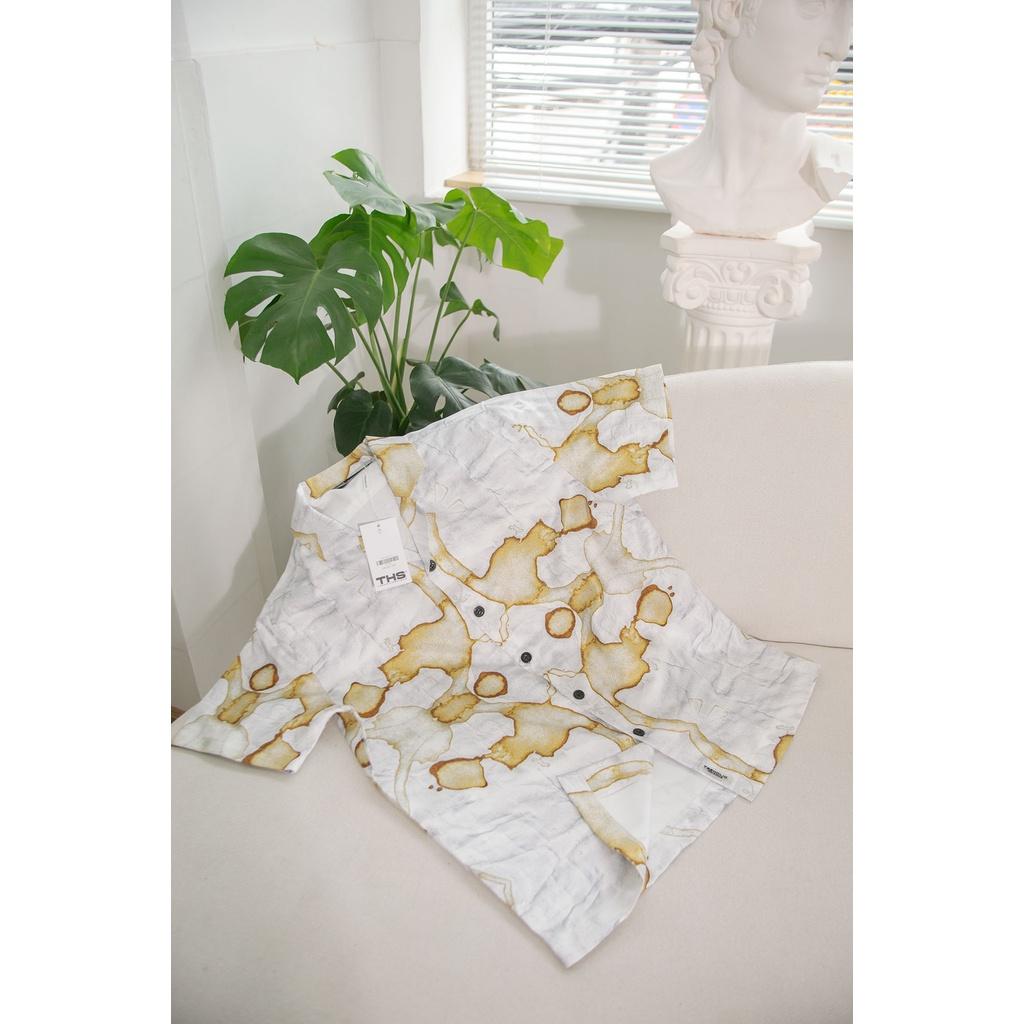 Áo Sơ Mi Unisex Họa Tiết Loang TeeHolic - THS