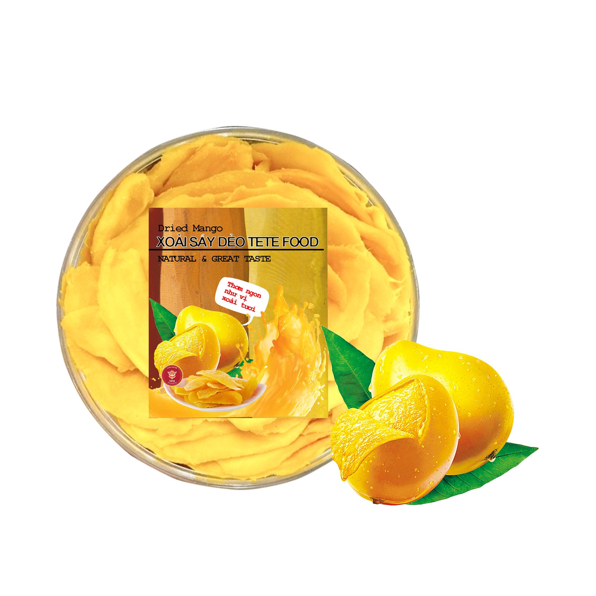 Xoài Sấy Dẽo TETE Food 500 gram