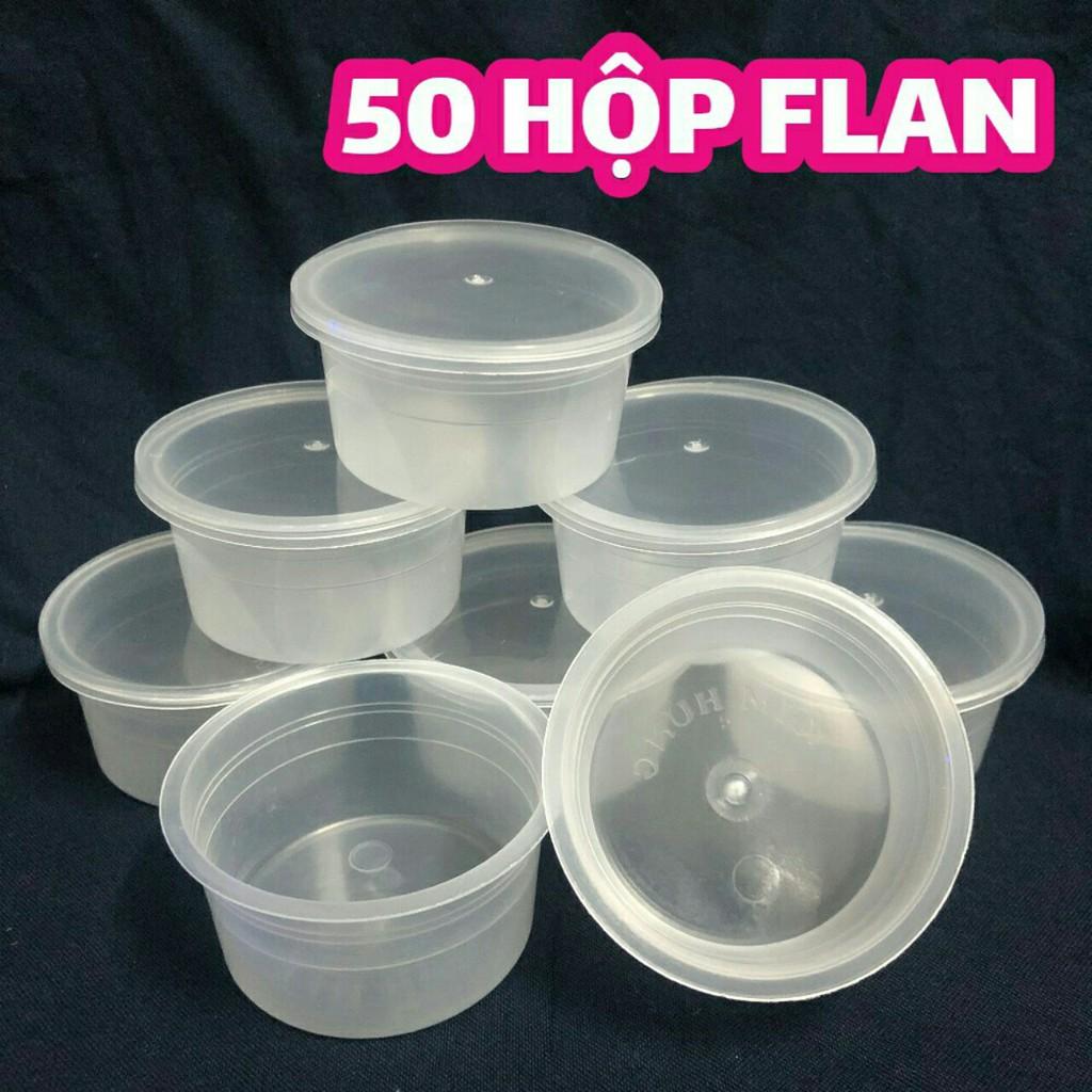 50 hộp đựng bánh Plan có nắp đậy( hủ số 2 75ml)