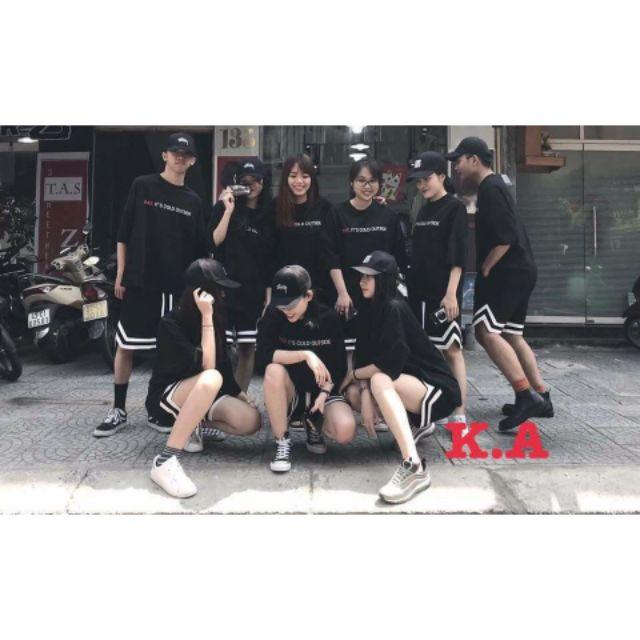 40- 90kg Quần Short Line Unisex nam/nữ thời trang Sói Store bigsize
