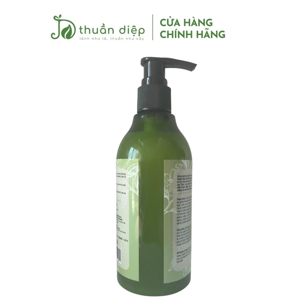 Combo Dầu gội dầu xả Hoa Bưởi Lục Thảo giữ màu tóc nhuộm, tóc mọc nhanh bồng bềnh, suôn mượt Thuần Diệp