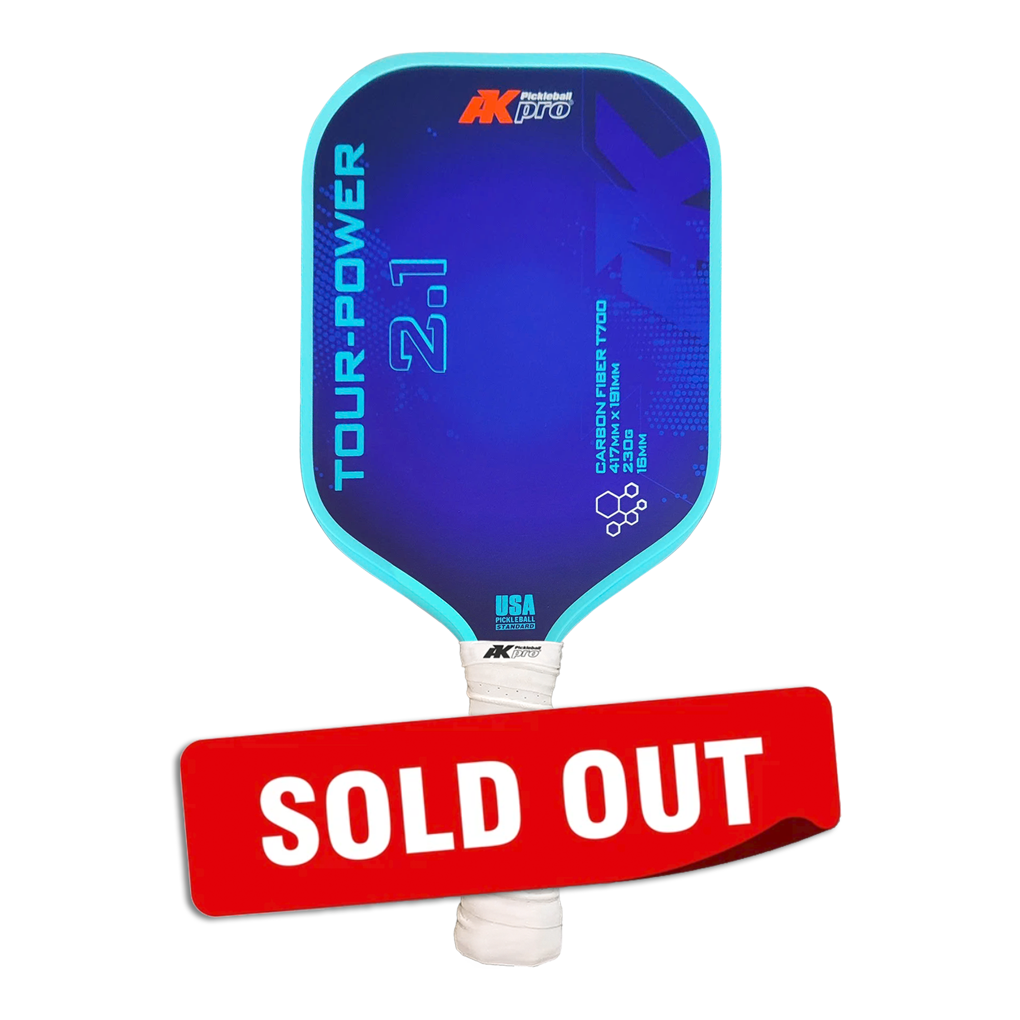 Vợt Pickleball TOUR-POWER 2.1 - Carbon T700