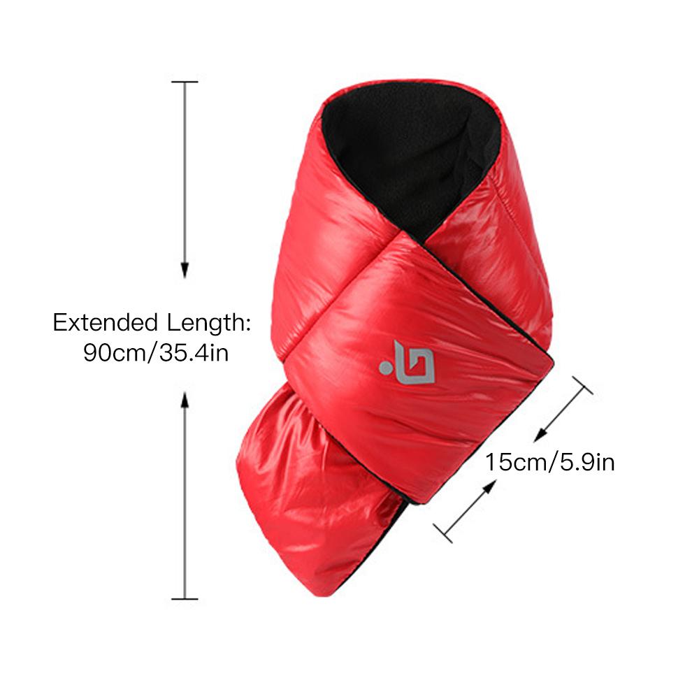 Winter Warm Down Scarf for Men and Women Outdoor Windproof Scarf Neck Warmer for Cycling Hiking Skiing