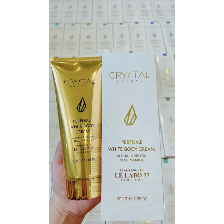 Sữa Dưỡng Thể Body Crystal Perfume White Body Cream Le Labo 33 Hương Nước Hoa 200g