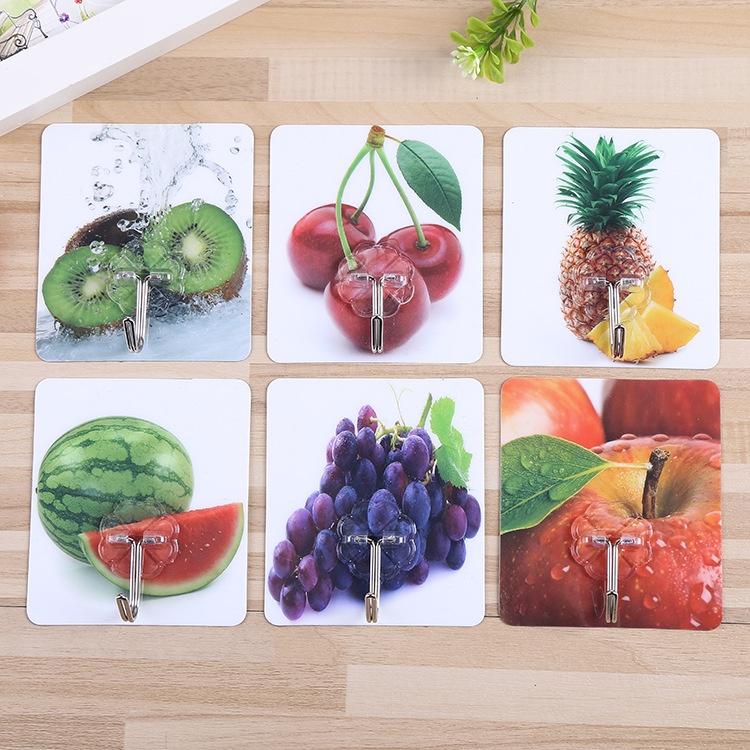 Móc Dán Tường Treo Quần Áo Chịu Lực 3D Họa Tiết Siêu Bền Siêu Chắc Đa Năng H002
