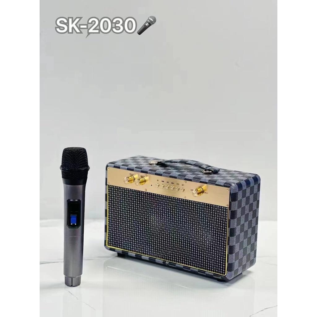 Loa Bluetooth Karaoke Qixi SK-20253 Âm Thanh Siêu Đỉnh Tích Hợp Tặng Kèm 1 Tay Mic Không Dây Cực Hay