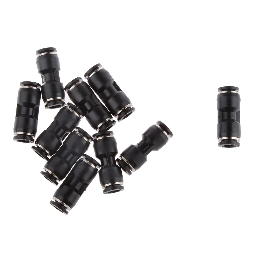 30 Pieces 6mm 8mm 10mm Straight Air Line Quick Fittings Pneumatic Connector