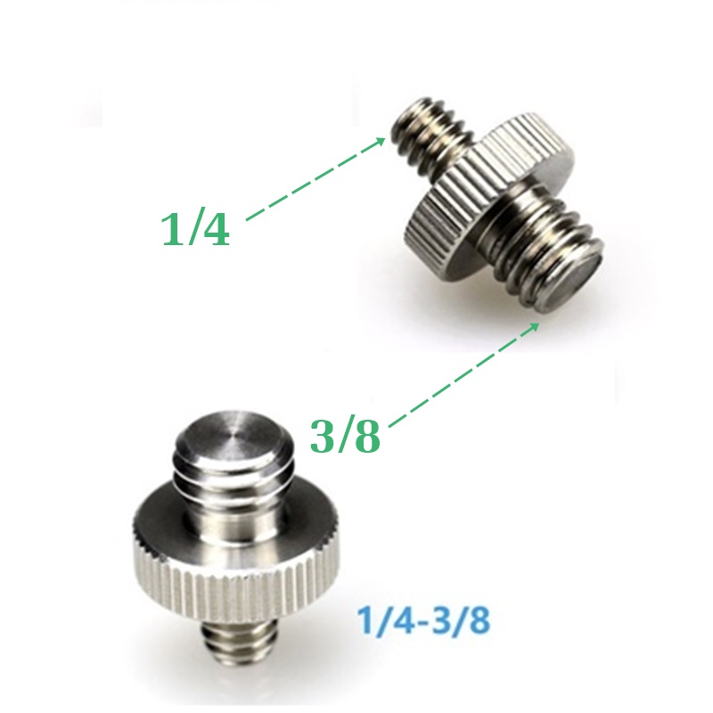 Bộ 2 ốc chuyển đổi 1/4 và 3/8 đa năng ama28