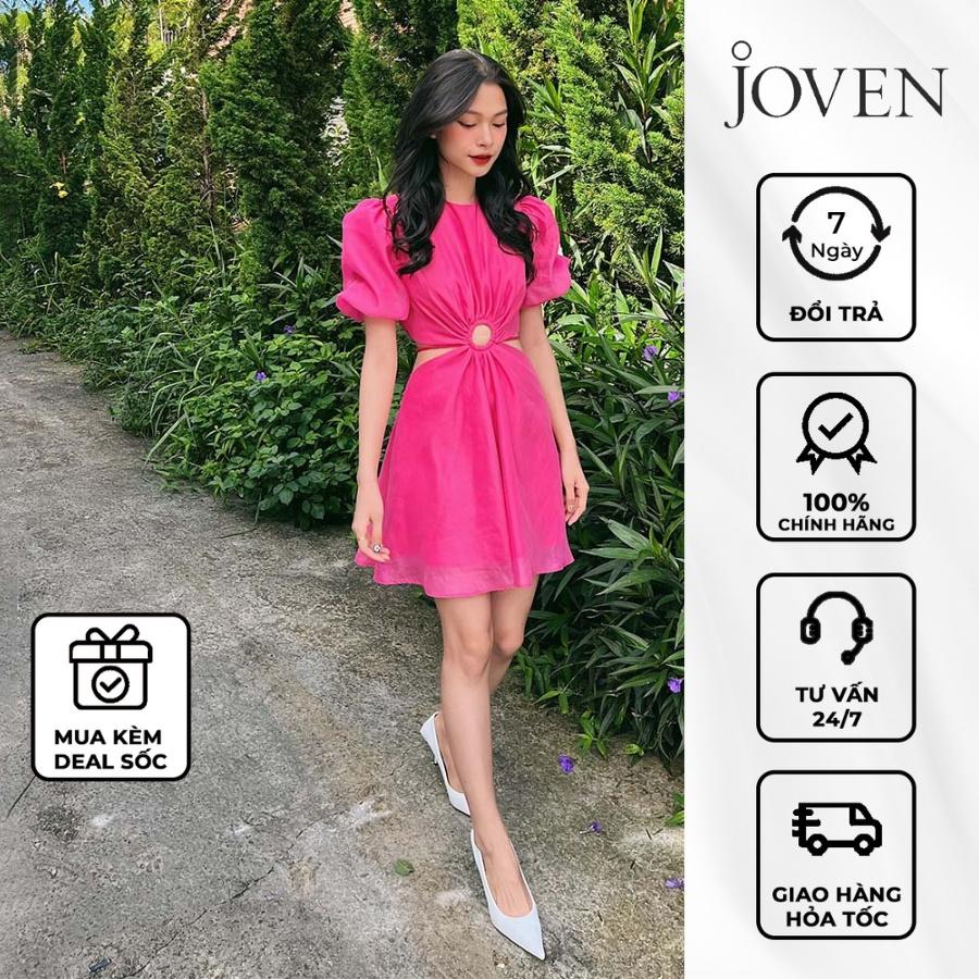 Đầm mini khoét eo Joven