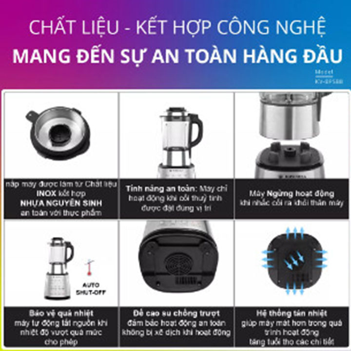 Máy Làm Sữa Hạt Đa Năng Kaisa Villa 1.75L Phiên Bản Mới- Hàng Nhập Khẩu