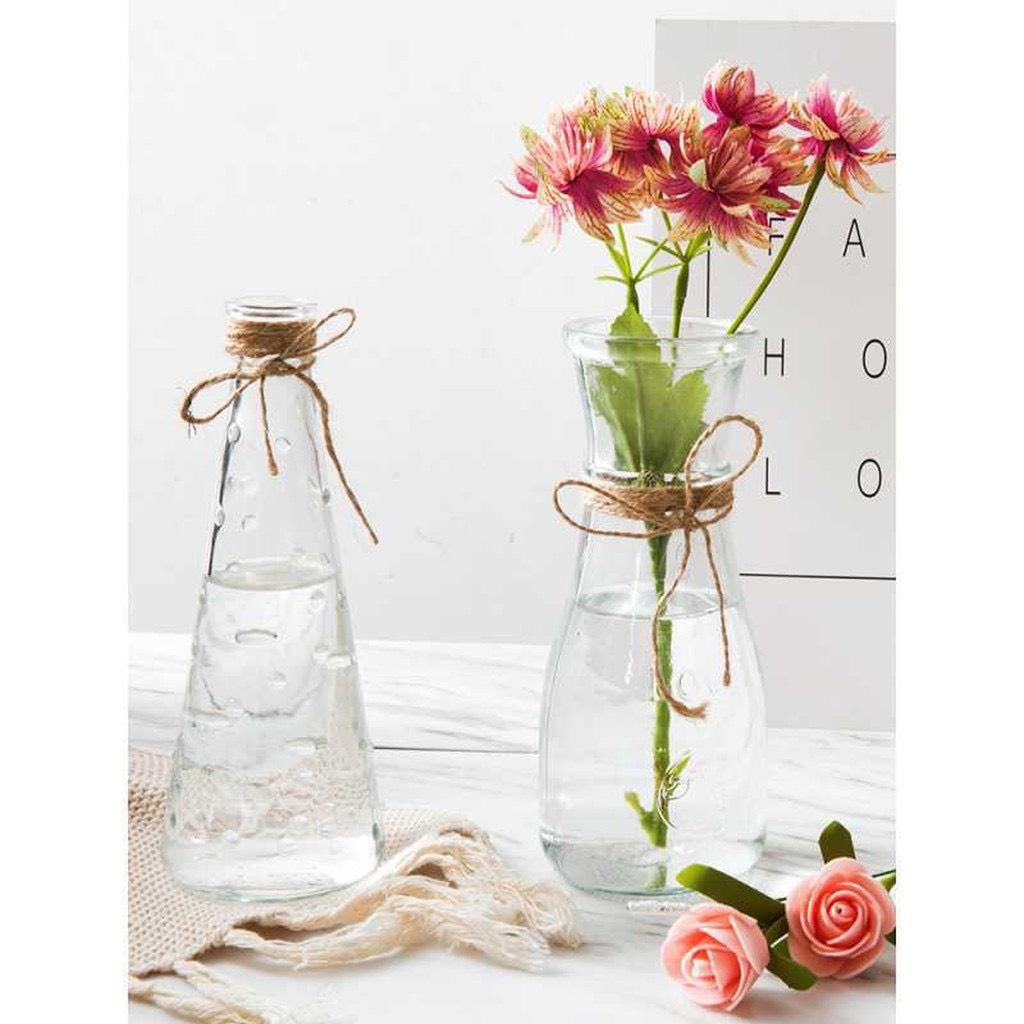 Lọ hoa thủy tinh - Bình hoa decor trang trí nhà cửa, phòng khách...
