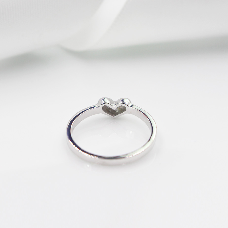 Nhẫn bạc nữ đẹp hình trái tim NN0180