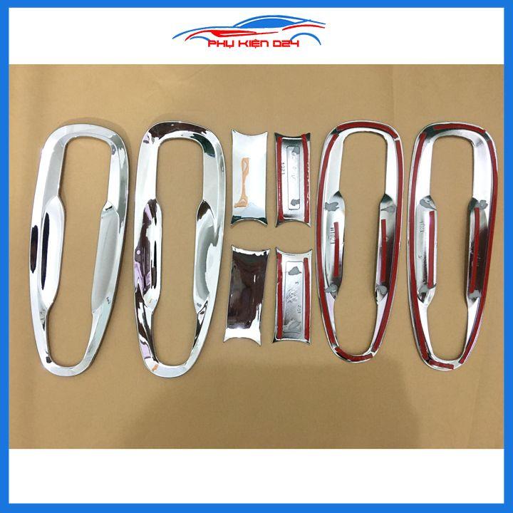 Ốp tay hõm cửa mạ crom Land Cruiser Prado 2010-2011-2012-2013-2014-2015-2016-2017-2018-2019-2020-2021