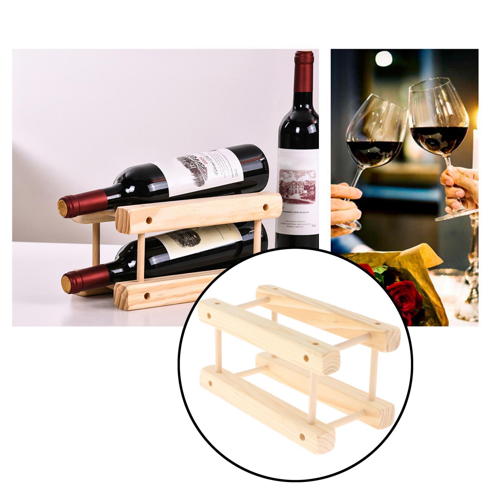 Wine Rack Wine Bottle Storage Decor Art Ornament for Bar