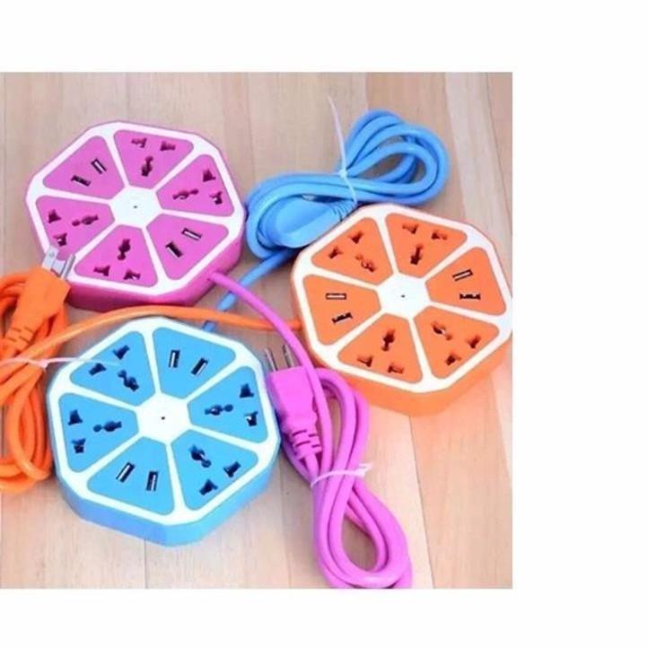 Ổ CẮM ĐIỆN HÌNH TRÁI CAM 4 CỔNG USB
